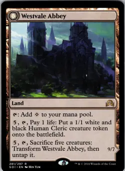 Westvale Abbey Shadows over Innistrad Rare LP Magic: The Gathering 281 Normal - Image 1