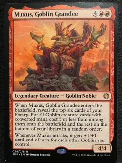Magic The Gathering Muxus, Goblin Grandee NM Jumpstart Regular MTG - Image 2
