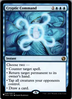 Cryptic Command (IMA) The List Reprints Rare NM Magic: The Gathering  Normal - Image 1
