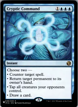 Cryptic Command (IMA) The List Reprints Rare NM Magic: The Gathering  Normal - Image 3