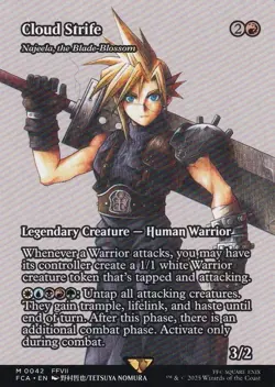 Final Fantasy Through the Ages: Najeela, the Blade-Blossom (0042 - Cloud Strife) - Image 1