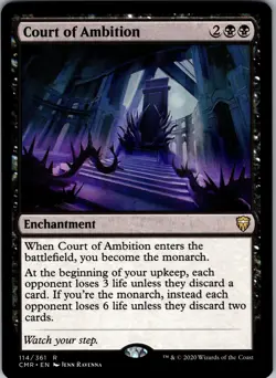 Court of Ambition Commander Legends Rare NM Magic: The Gathering 114 Normal - Image 1