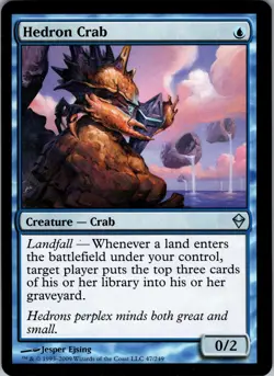 Hedron Crab Zendikar Uncommon NM Magic: The Gathering 47 Normal - Image 3