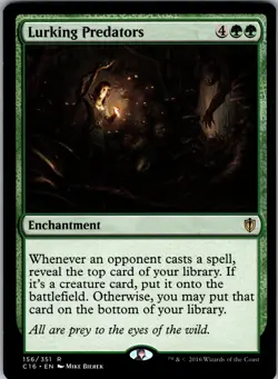 Lurking Predators Commander 2016 Rare LP Magic: The Gathering 156 Normal - Image 1