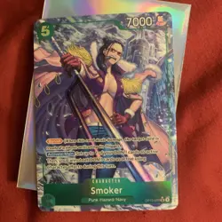 Smoker (Alt Art) OP10-030 SR Royal Blood - ONE PIECE Card Game English - Image 1