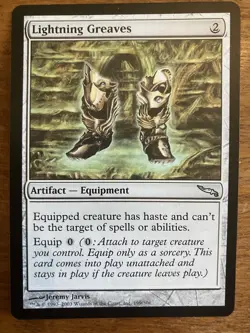 MTG: Lightning Greaves Mirrodin !~*NM UNCOMMON*~! [hard to find] - Image 3