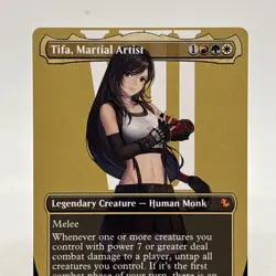 Tifa, Martial Artist (Borderless) Commander: Final Fantasy Regular MTG Non Foil! - Image 6