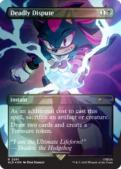 7 CARD SET - OPENED - Chasing Adventure✨ FOIL ✨ Secret Lair x Sonic-UNSEALED MTG - Image 2