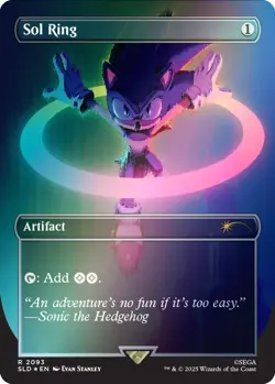 7 CARD SET - OPENED - Chasing Adventure✨ FOIL ✨ Secret Lair x Sonic-UNSEALED MTG - Image 6