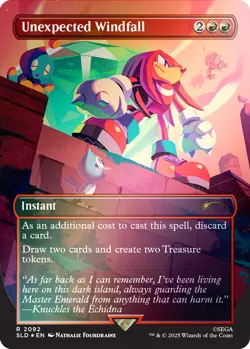 7 CARD SET - OPENED - Chasing Adventure✨ FOIL ✨ Secret Lair x Sonic-UNSEALED MTG - Image 7
