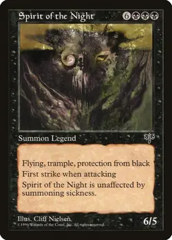 MTG Spirit of the Night  - Mirage #146 - Image 1