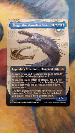 MTG BLB Eluge The Shoreless Sea Borderless NM - Image 3