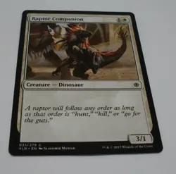 MTG Card - Raptor Campanion - Creature - Dinosaur - Magic the Gathering New - Image 1