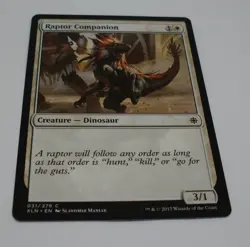 MTG Card - Raptor Campanion - Creature - Dinosaur - Magic the Gathering New - Image 2