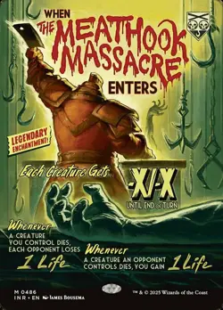 x1 The Meathook Massacre - Showcase M MTG Innistrad Remastered M/NM, English - Image 1
