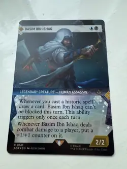 Basim Ibn Ishaq Showcase Foil - Universes Beyond: Assassin's Creed MTG - Image 1