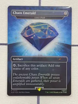 Chaos Emerald Lotus Petal Blue 7033 Secret Lair - Image 1