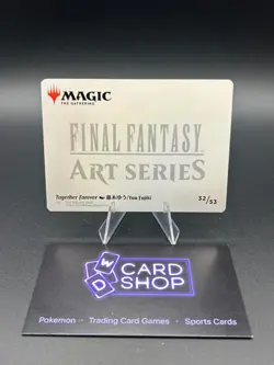 Together Forever (Gold Stamp) Art Card #32/53, MTG, Final Fantasy NM - Image 2