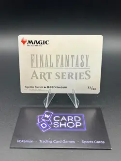 Together Forever (Gold Stamp) Art Card #32/53, MTG, Final Fantasy NM - Image 4