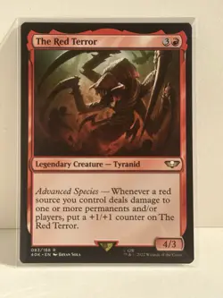 The Red Terror MTG Magic the Gathering Card NM Near Mint Warhammer 40K Magic - Image 1