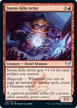 Storm-Kiln Artist - 115 / Japanese / Near Mint MTG - Image 1
