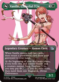 Foil - Vanille, Cheerful l'Cie (Borderless) (Surge Foil) - 537 / NM / Engli - Image 1