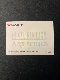 Edgar, Master Machinist 27/53 Final Fantasy Art Series MTG Card - Image 2