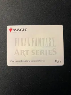 Edgar, Master Machinist 27/53 Final Fantasy Art Series MTG Card - Image 4