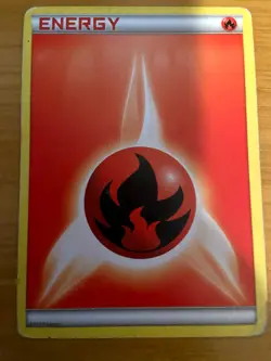 Pokemon Trading Card - Fire Energy - Image 1
