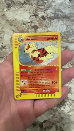 PokÃ©mon TCG Arcanine Aquapolis Holo Rare Card H2/32 E-Reader - Image 1