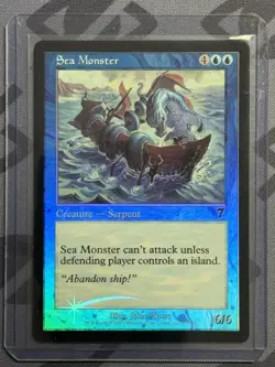 FOIL Sea Monster - 7th Edition - Near Mint - MTG Magic The Gathering TCG - Image 1
