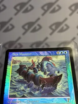 FOIL Sea Monster - 7th Edition - Near Mint - MTG Magic The Gathering TCG - Image 3