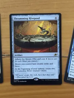 THRUMMING HIVEPOOL (Regular) Edge Of Eternities EOE Magic MTG Near Mint - Image 1