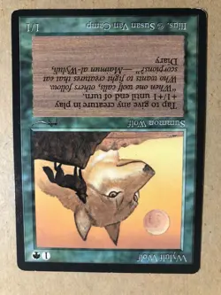 Wyluli Wolf LP Arabian Nights MTG Magic the Gathering - Image 2