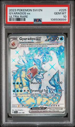 Gyarados Ex PSA10 2023 Pokemon Svi En-Scarlet & Violet Ultra Rare #225 - Image 1