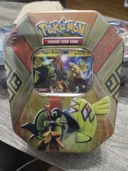 Pokemon Tin- Tapu Koko GX Island Guardians Factory Sealed 2017 - Image 1
