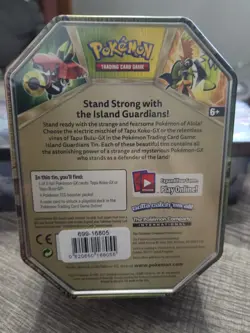 Pokemon Tin- Tapu Koko GX Island Guardians Factory Sealed 2017 - Image 2