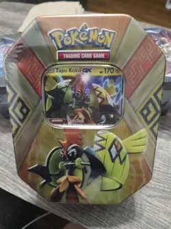 Pokemon Tin- Tapu Koko GX Island Guardians Factory Sealed 2017 - Image 3