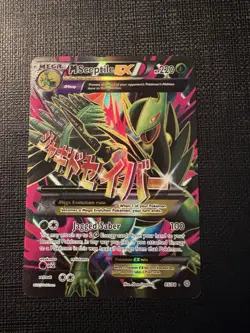 Pokemon Mega Sceptile EX 85/98 Full Art Holo Card Ancient Origins XY - Image 1