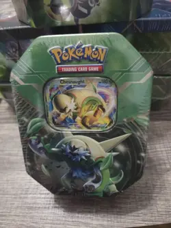 Pokemon 2014 X&Y Kalos Power Tin Chestnaught EX NEW & SEALED - Image 1
