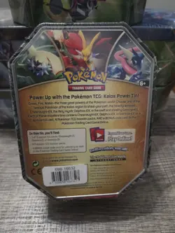 Pokemon 2014 X&Y Kalos Power Tin Chestnaught EX NEW & SEALED - Image 2