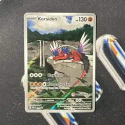 Koraidon 014 SVP 014SVP Pokemon Center Stamp Stamped Promo Pokemon Card NM - Image 1