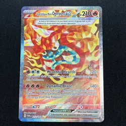 Hearthflame Mask Ogerpon ex 212/167 Sv06: Twilight Masquerade Holo Pokemon - Image 1