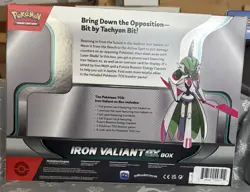 POKEMON TCG IRON VALIANT ex BOX SET FACTORY SEALED NEW - Image 2