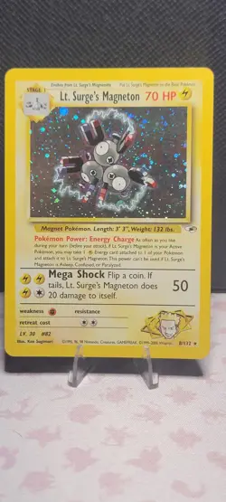 Lt. Surge's Magneton 2000 Gym Heroes 8/132 Holo Pokemon Card - Image 3