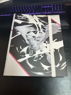 POKEMON OFFICIAL WHITE FLARE CARD BINDER *BINDER ONLY* - Image 1