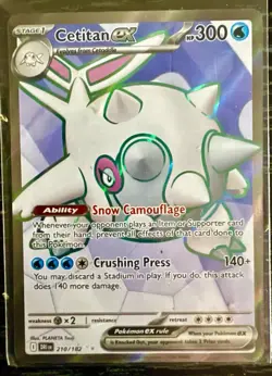 Pokemon TCG - Cetitan EX 210/182 - Destined Rivals - DRI - Near Mint! - Image 1