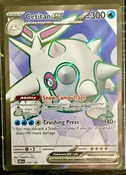 Pokemon TCG - Cetitan EX 210/182 - Destined Rivals - DRI - Near Mint! - Image 3
