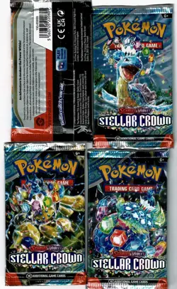 POKEMON -STELLAR CROWN   BOOSTER PACKS  NM/M    10 CARDS PER PACK  S&V EXPANSION - Image 1