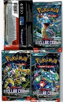 POKEMON -STELLAR CROWN   BOOSTER PACKS  NM/M    10 CARDS PER PACK  S&V EXPANSION - Image 2